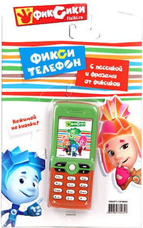 Развивающая игрушка Затейники Телефон Фиксики GT8662 (зеленый, оранжевый)