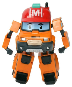 Игрушка-трансформер Silverlit Робокар Поли Марк 10 см (оранжевый)
