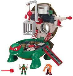 Игровой набор Turtles Черепашки-Ниндзя Микро Рафаэль на крыше