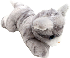 Мягкая игрушка Button Blue Котенок серенький 23 см