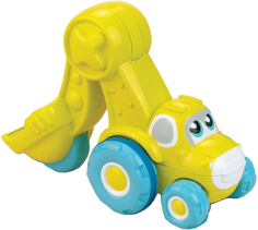 Игровой набор HAPPY KID Экскаватор серия Нажми и поедет (желтый)