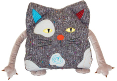 Мягкая игрушка Gulliver Кот Котейка 25 см подушка