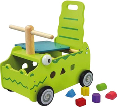 Развивающая игрушка Im Toy Сортер-каталка Крокодил