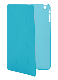 Аксессуар Чехол IT Baggage для iPad Mini Retina hard case иск.кожа Blue ITIPMINI01-4