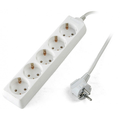 Удлинитель SUPRA 5 Sockets 5m White S-5-E-5M