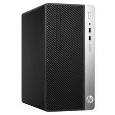 Настольный компьютер HP ProDesk 400 G4 Black 1JJ51EA (Intel Core i3-6100 3.7 GHz/4096Mb/500Gb/DVD-RW/Intel HD Graphics/Windows 10 Pro 64-bit)