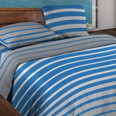 Постельное белье Wenge Motion Stripe Blue КБВм-41 15184 вид 5 Комплект Евро Бязь
