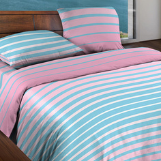 Постельное белье Wenge Motion Stripe Pink КБВм-21 15184 вид 3 Комплект 2 спальный Бязь