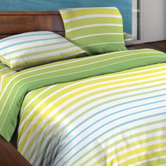 Постельное белье Wenge Motion Stripe Yellow КБВм-21 15184 вид 2 Комплект 2 спальный Бязь