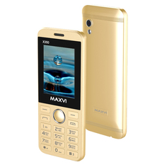 Сотовый телефон Maxvi X350 Metallic Gold
