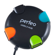 Хаб USB Perfeo PF-VI-H020 Black