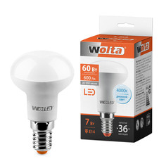 Лампочка Wolta LED R50/7W/4000K/E14 25S50R7E14