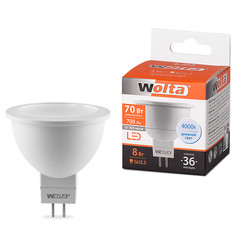 Лампочка Wolta LED MR16/8W/4000K/GU5.3 25SMR16-220-8GU5.3