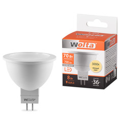 Лампочка Wolta LED MR16/8W/3000K/GU5.3 25YMR16-220-8GU5.3