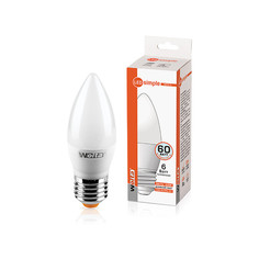 Лампочка Wolta LED C35/6W/4000K/E27 25SC6E27-S