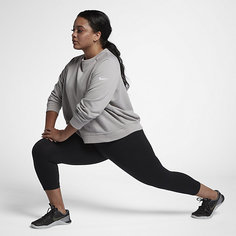 Женская футболка для тренинга с длинным рукавом Nike Versa (большие размеры)