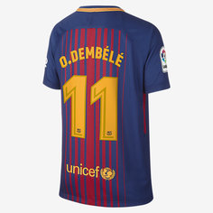 Футбольное джерси для школьников 2017/18 FC Barcelona Home Nike