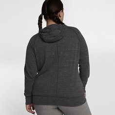 Женская худи с молнией во всю длину Nike Sportswear Gym Vintage (большие размеры)