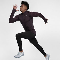 Мужская беговая футболка с длинным рукавом и молнией до середины груди Nike Therma Sphere Element