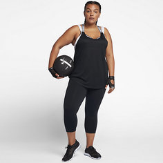 Женская майка для тренинга Nike Dry Elastika (большие размеры)
