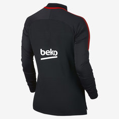 Женская игровая футболка FC Barcelona Dri-FIT Squad Drill Nike