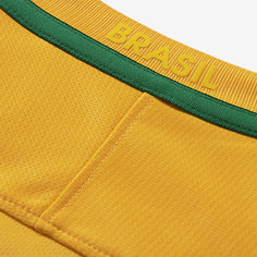 Мужская футбольная джерси 2016 Brasil CBF Stadium Home Nike