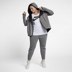 Женский кейп с молнией во всю длину Nike Sportswear Tech Fleece (большие размеры)