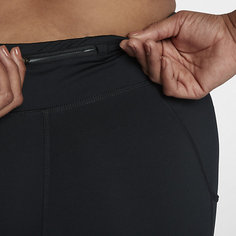 Женские укороченные тайтсы для бега Nike Power (большие размеры)