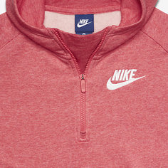 Пончо с молнией до середины груди для девочек школьного возраста Nike Sportswear