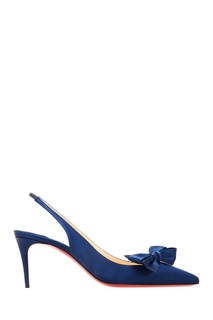 Туфли с шелковой отделкой Yasling 70 Christian Louboutin