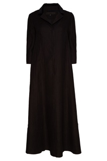Черное платье-пальто Tegin