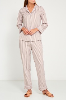 Бежевая пижама с брюками Primrose