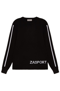 Джемпер с белым логотипом Zasport