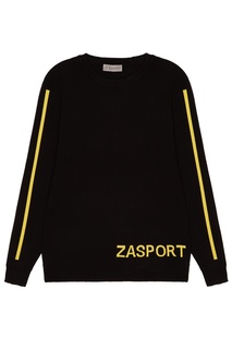 Джемпер с желтым логотипом Zasport
