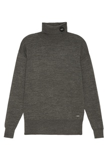 Удлиненный свитер серого цвета Zasport
