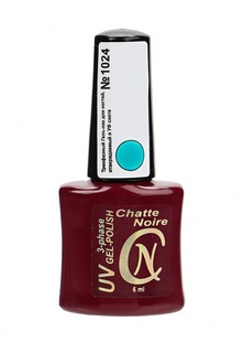 Гель-лак для ногтей Chatte Noire (трехфазный) №1024 светлый зелено-синий 6 мл