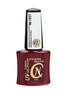 Гель-лак для ногтей Chatte Noire (трехфазный) №1057 крупный золотой голографический 6 мл