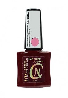 Гель-лак для ногтей Chatte Noire (трехфазный) №1004 сиренево-розовая эмаль 6 мл