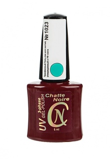 Гель-лак для ногтей Chatte Noire (трехфазный) №1023 светлый сине-зеленый 6 мл