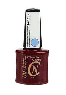 Гель-лак для ногтей Chatte Noire (трехфазный) №1035 голубой неон 6 мл