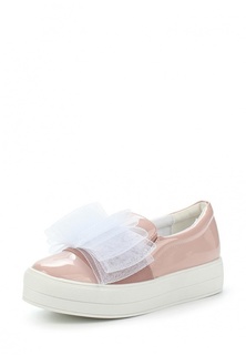 Слипоны LOST INK SABRINA MESH BOW PLIMSOLL