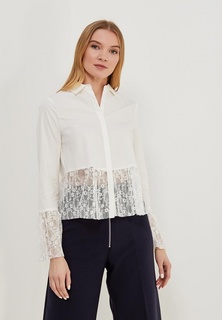 Блуза LOST INK PLEATED LACE TRIM SHIRT