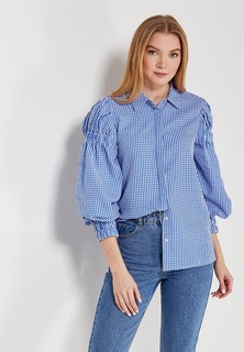 Блуза LOST INK ROUCHED SHOULDER GINGHAM SHIRT