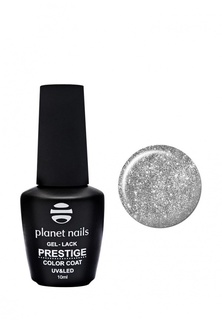 Гель-лак для ногтей Planet Nails "PRESTIGE" - 566, 10 мл серебянное мерцание