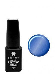 Гель-лак для ногтей Planet Nails "PRESTIGE METALLIC" - 103, 8 мл морская волна