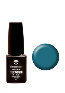 Гель-лак для ногтей Planet Nails "PRESTIGE STYLE" - 410, 8 мл темная бирюза