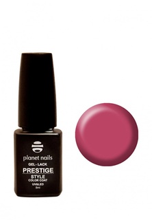 Гель-лак для ногтей Planet Nails "PRESTIGE STYLE" - 416, 8 мл бледно-карминный