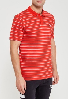 Поло PUMA ESS Sports Stripe Pique Polo