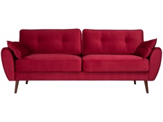 Диван vogue (myfurnish) красный 226x88x91 см.