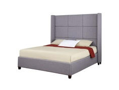 Кровать jillian 200*200 (ml) серый 226.0x170x212 см. M&L